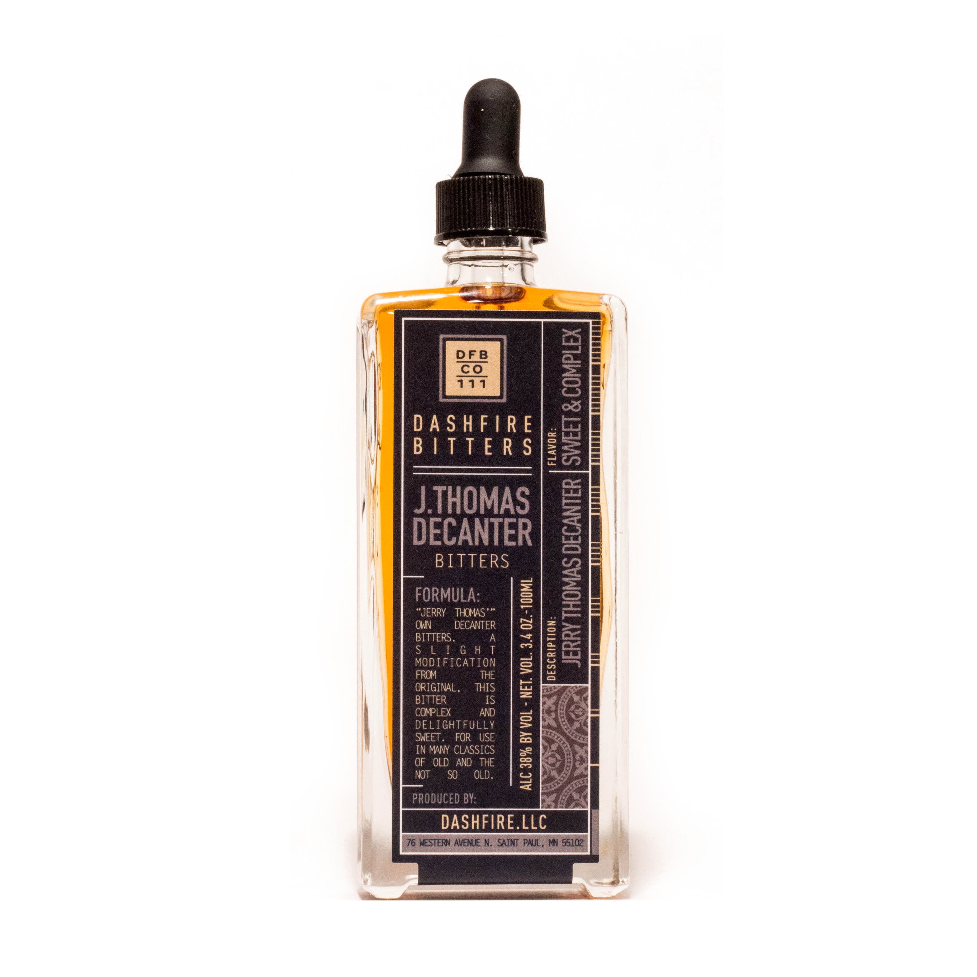 DASHFIRE JERRY THOMAS DECANTER BITTERS